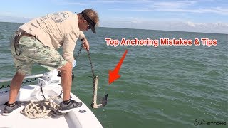 How To Anchor A Bay Boat Top Anchoring Mistakes amp Tips [upl. by Ael]