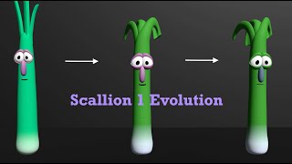 Unschooling with Fin  VeggieTales Scallion 1 Evolution [upl. by Eniamrehs955]