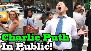 Charlie Puth  quotHow Longquot  SINGING IN PUBLIC [upl. by Ahsrop]