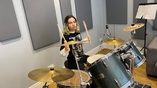 Aneurysm  Nirvana Drum Cover [upl. by Nwahsek709]