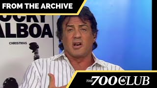 From the Archive  Sylvester Stallone talking about his faith [upl. by Almena155]