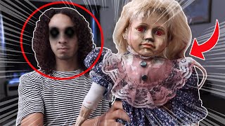 SCARY I GOT POSSESSED BY THIS EVIL HAUNTED DOLL AT 3 AM WHO DELIVERED IT TO MY HOUSE [upl. by Messere]