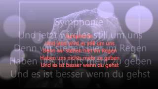 Symphonie Silbermond  Lyrics [upl. by Paget]