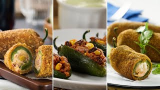 Jalapeños Rellenos  Jalapeño Poppers [upl. by Alliehs]