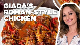 Giada De Laurentiis Makes RomanStyle Chicken  Everyday Italian  Food Network [upl. by Nol]