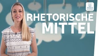 Rhetorische Mittel erkennen I musstewissen Deutsch [upl. by Granger]