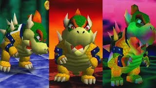 Super Mario 64  All Bowser Levels [upl. by Sabian347]