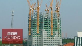 Timelapse China construye un edificio de 57 pisos en 19 días [upl. by Whatley]