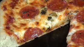 Cast Iron Skillet Pizza Cooked with Charcoal FULL VIDEO [upl. by Lita]