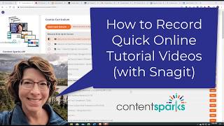 Record Online Tutorial Videos With Snagit  Screenshare Videos [upl. by Melitta]