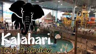 Kalahari Waterpark Resort Sandusky Ohio Tour amp Review with The Legend [upl. by Norrat]