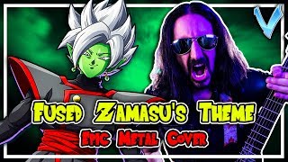 Dragon Ball FighterZ  Fused Zamasu Theme EPIC METAL COVER Little V [upl. by Nelia]