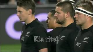 New Zeland All Blacks Haka  Kapa O Pango  Lyrics  Translation [upl. by Nimrak]