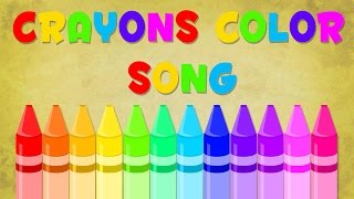 Crayons song  Color Song  Baby Videos [upl. by Elkin]