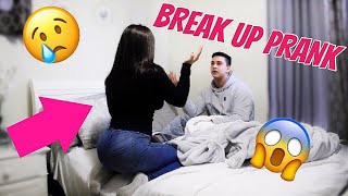 BREAK UP prank on GIRLFRIEND Gone wrong not clickbait [upl. by Jensen]