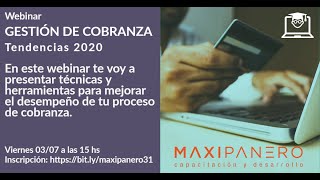 Webinar 10 Gestión de Cobranza [upl. by Dirgni657]