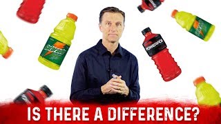 Gatorade vs Powerade Which One Is Better For Dehydration – Dr Berg [upl. by Gerius]