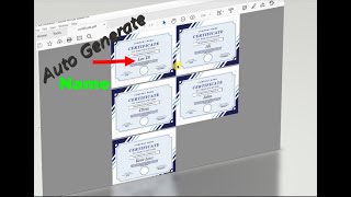 How to Auto Generate Certificates With Different Name of ParticipantsMicrosoft Word [upl. by Giuseppe]
