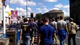 Hellas Verona fans at Burnley [upl. by Ernst]