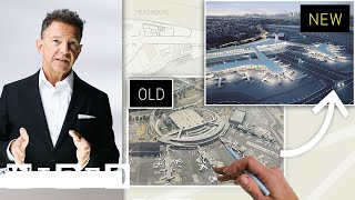 Airport Expert Creates the Ideal Layout for LaGuardia Airport New York  WIRED [upl. by Nnylaehs]