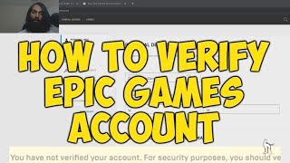 How To Verify Epic Games Fortnite Account [upl. by Monty633]