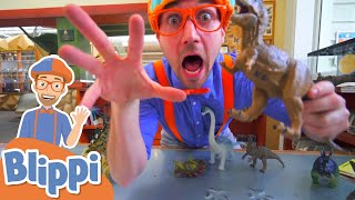 Blippi Visits an Childrens Museum  Learn About Dinosaurs  Educational Videos For Kids [upl. by Silvano]