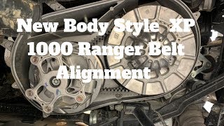 Polaris New Body Style Ranger XP 1000 Alignment Procedure [upl. by Ettennaej]