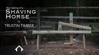 The Roy Underhill  DIY Shaving Horse build [upl. by Emmett]