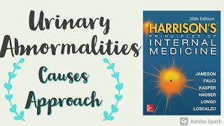 Urinary Abnormalities  Proteinuria  Hematuria  Polyuria  Urinary Casts  Harrison [upl. by Hartill355]