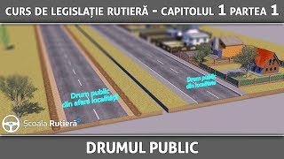 Curs de legislație rutieră  Capitolul 1 Partea 1 [upl. by Almund683]