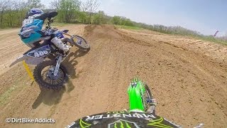 Austin Forkner vs Chase Sexton  SuperMini 2 Stroke  Dirt Bike Addicts [upl. by Jamie979]