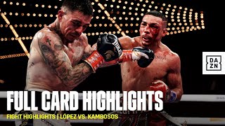 FULL CARD HIGHLIGHTS  Teófimo López vs George Kambosos Jr [upl. by Yelyr]