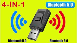 4 IN 1 Bluetooth 5 0 Receiver and Transmitter [upl. by Andie]