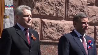 2018 Lugansk Anthem and Donetsk Anthem  State Visit on Donetsk Republic Day 2018 [upl. by Haile]