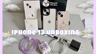 Aesthetic Iphone 13 unboxing amp accessories ASMR  cute shopee haul  philippines 🇵🇭 [upl. by Igig43]