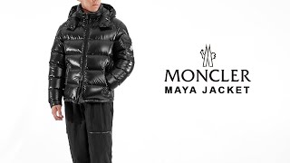 Moncler Maya Puffer Jacket  How Does It Fit [upl. by Darla]