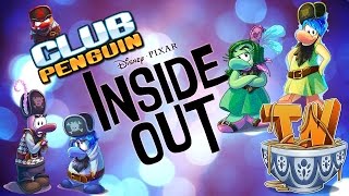 Club Penguin  Inside Out Party Walkthrough [upl. by Acinomaj]