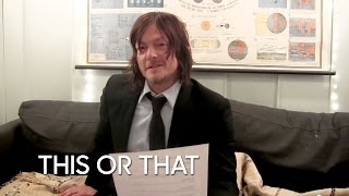 This or That Norman Reedus [upl. by Hcirteid]