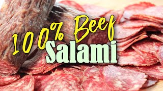 Making a 100 Beef Salami [upl. by Naot322]