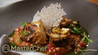 Indian Chef Vikas Khannas Chicken Tikka Masala Replication  MasterChef Australia [upl. by Myrta]