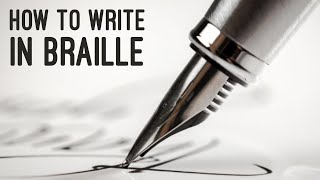 How To Write In Braille A Tutorial [upl. by Kovar341]