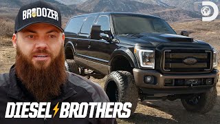 Giving Away a Rare Ford Excursion  Diesel Brothers [upl. by Annairoc]