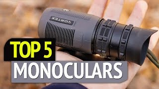 TOP 5 Best Monoculars [upl. by Toddy936]