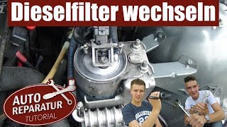 BMW Kraftstofffilter wechseln  Dieselfilter erneuern M57  DIY Tutorial [upl. by Joyan845]