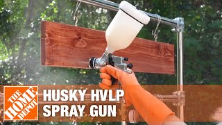 HVLP Paint Spray Gun  The Home Depot [upl. by Alyat]