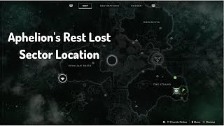 Aphelions Rest Lost Sector Location Dreaming City Destiny 2 Forsaken [upl. by Llenrahc314]