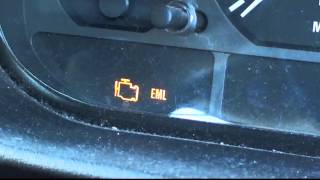 BMW E46 Engine Management Light EML [upl. by Nilyarg]