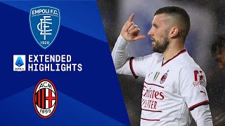 Empoli vs AC Milan Extended Highlight  Serie A  CBS Sports Golazo [upl. by Retsev]