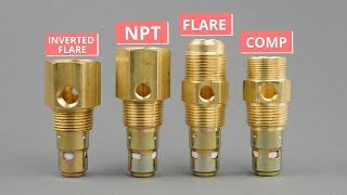 How to Measure Thread Sizes NPT Fittings Flare Fittings and Compression Fittings [upl. by Frulla242]