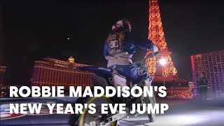 Robbie Maddisons New Years Eve MASSIVE Motorcycle Jump Onto The Arc de Triomphe [upl. by Ani]